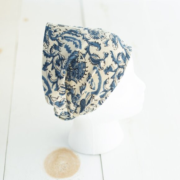 Handmade Accessories - Wide Floral Head Scarf, Summer Headband, Hair Bandana, Yoga, Fitness Headband